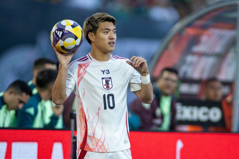 メキシコ戦に先発出場し、81分までプレーした堂安律。試合後、「もっとアイデアが必要」と課題を口にした　©Getty Images