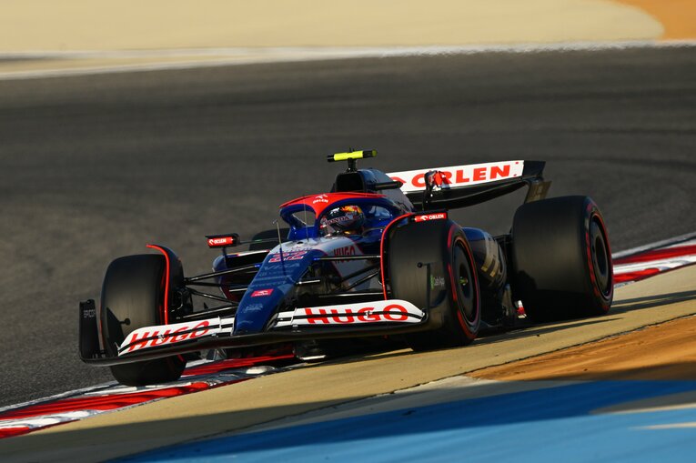 角田裕毅が走らせる、ビザ・キャッシュアップRBの2024年の新車VCARB 01　©Getty Images / Red Bull Content Pool