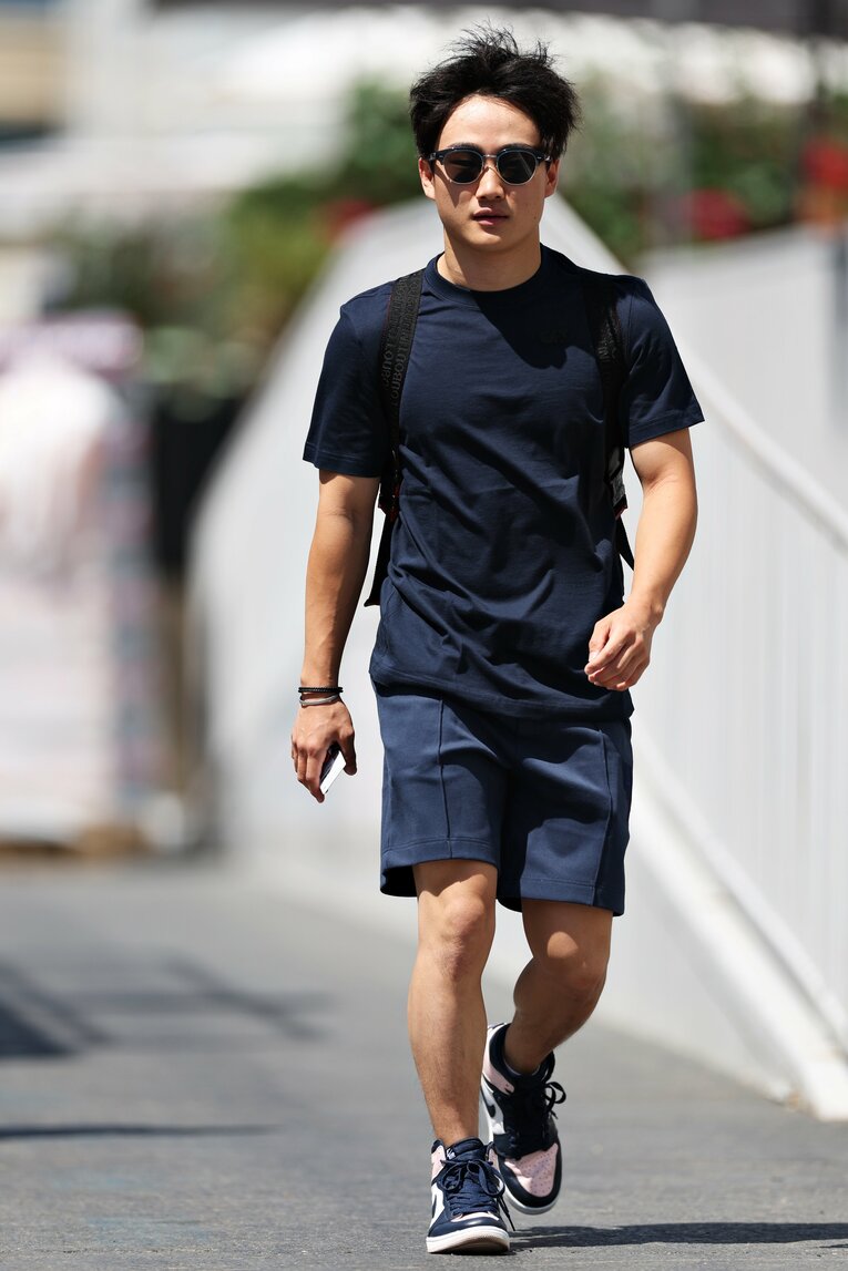 アゼルバイジャンGPの角田裕毅　©Red Bull Content Pool