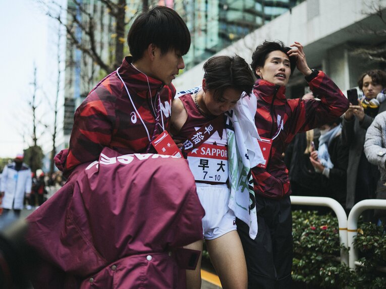 総合4位で101回目の箱根路を終えた早稲田　©Kiichi Matsumoto