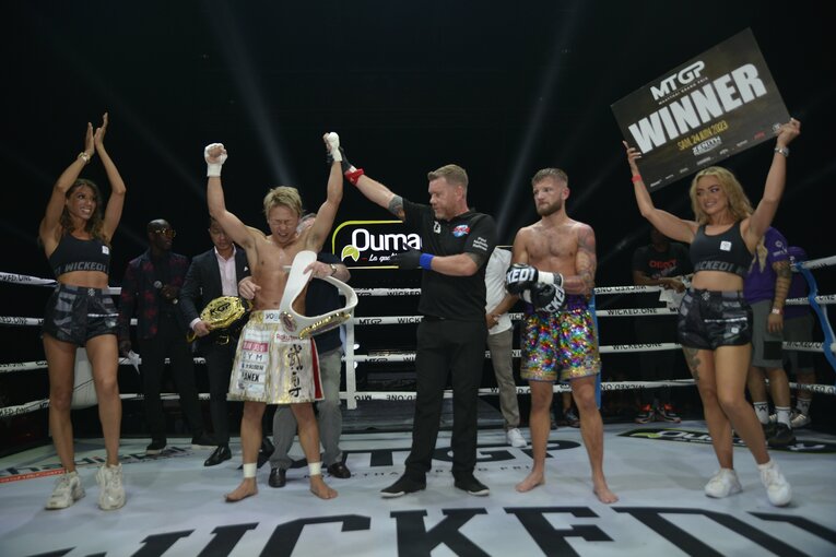 1年ぶりの復帰戦となったベイリー・サグデン戦　©ABEMA