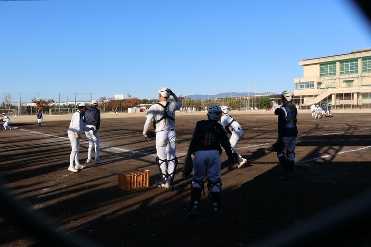 大冠高校の練習風景　©︎Fumi Sawai