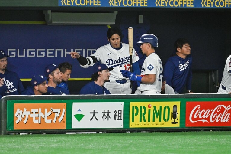 「天井当たった？」大谷さんドヤ顔→ポカン顔HRの一部始終（全11枚の9枚目）　©Nanae Suzuki