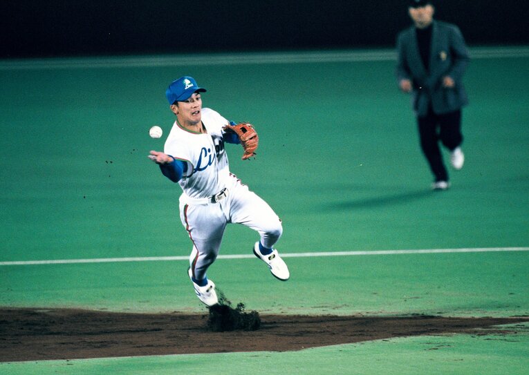 1994年のドラフトで西武入りした松井稼頭央。3年目にショートのレギュラーに。メジャーリーグを経て、楽天、再び西武でプレー。18年に43歳で現役引退　©BUNGEISHUNJU