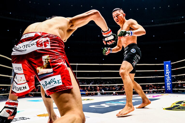 2020年12月31日、RIZINバンタム級タイトルマッチ・朝倉海戦　©︎RINZIN FF Susumu Nagao
