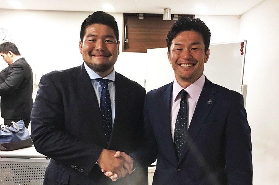 畠山健介「100年後も社会で……」本気で考える日本ラグビーの未来。<Number Web> photograph by Kensuke Hatakeyama