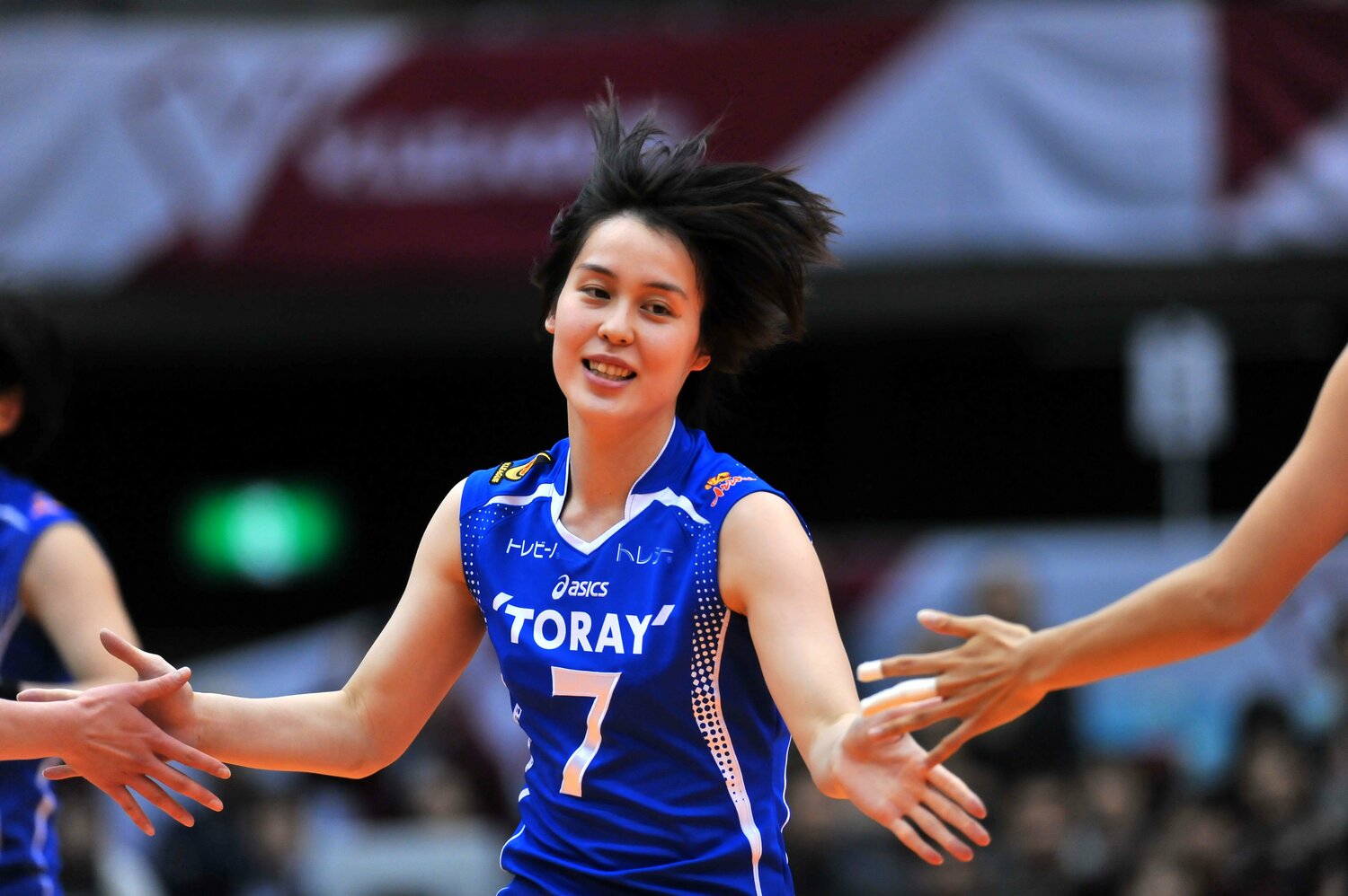 東レではセッターへの転向も経験　©AFLO