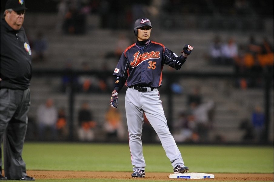 2009年WBCでの亀井　©Naoya Sanuki