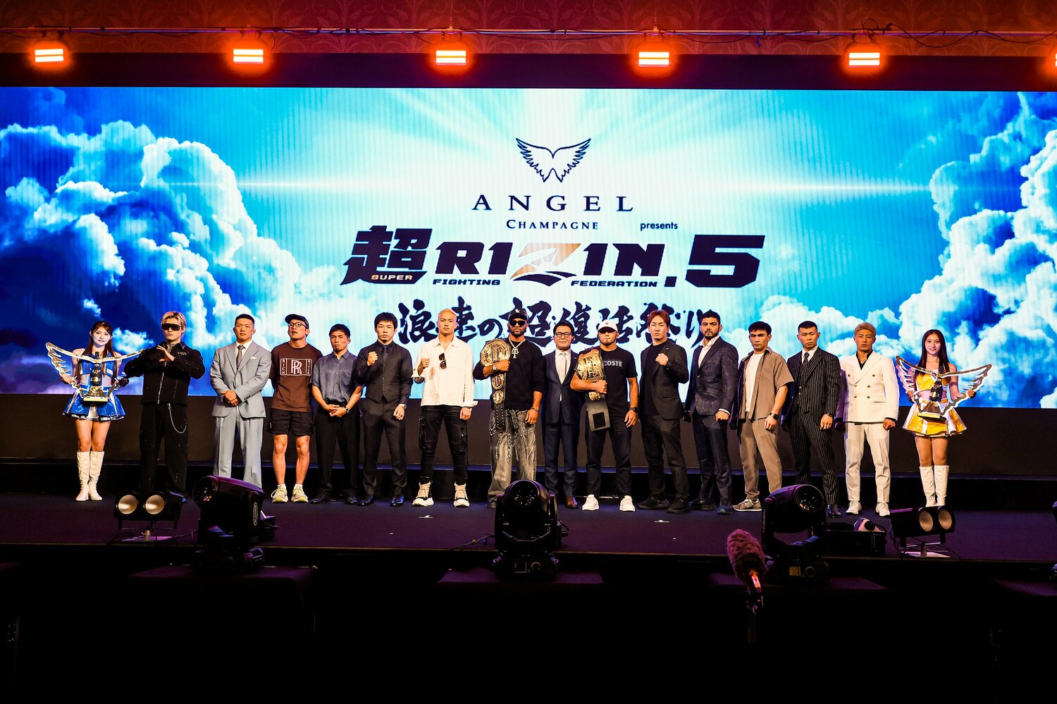 7月20日に行われた『超RIZIN.5 浪速の超復活祭り』対戦カード発表会見　©RIZIN FF Susumu Nagao