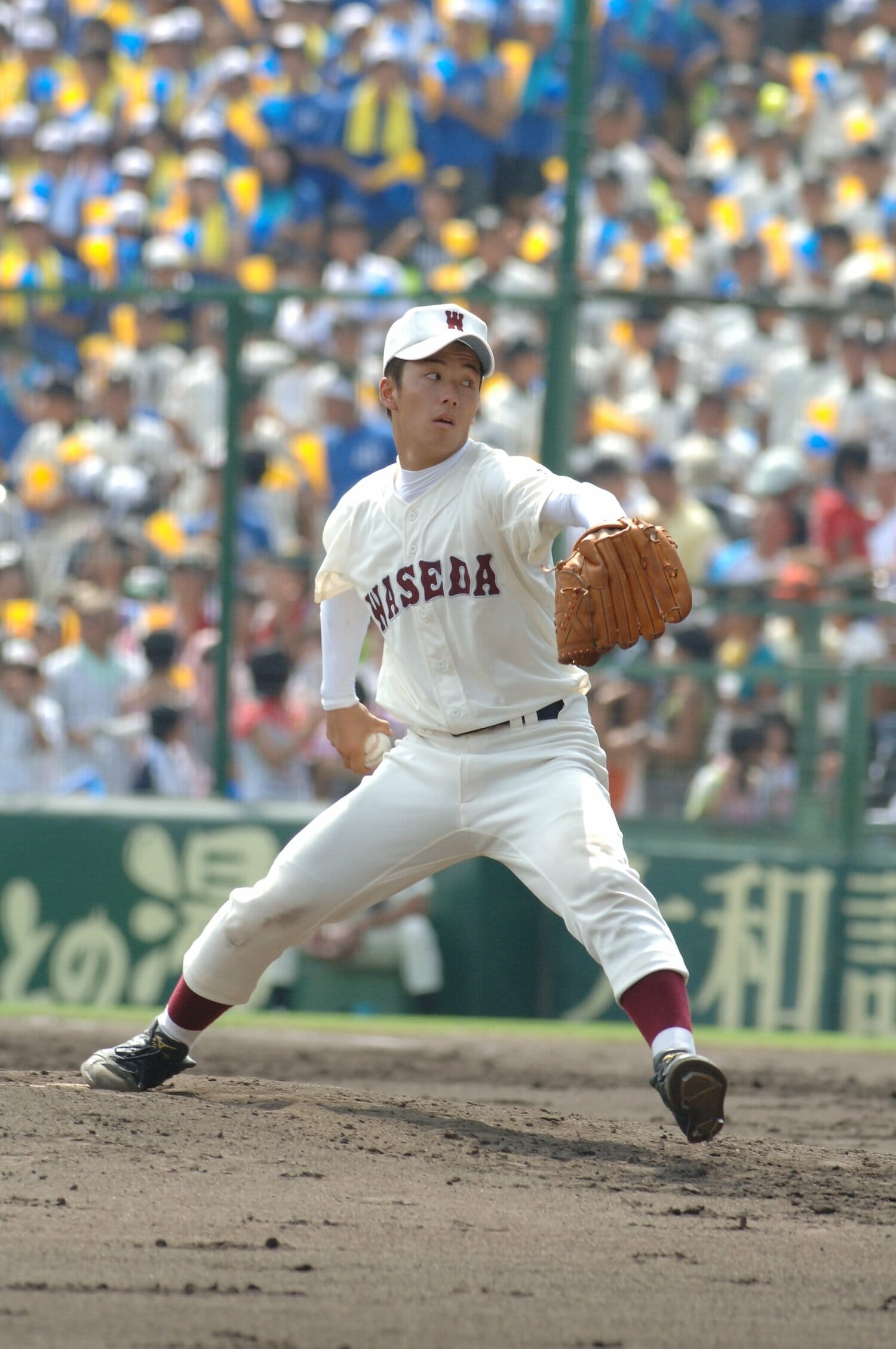 昨年現役を引退した斎藤佑樹。2006年夏の甲子園では全7試合948球を投げている ©Takashi Shimizu