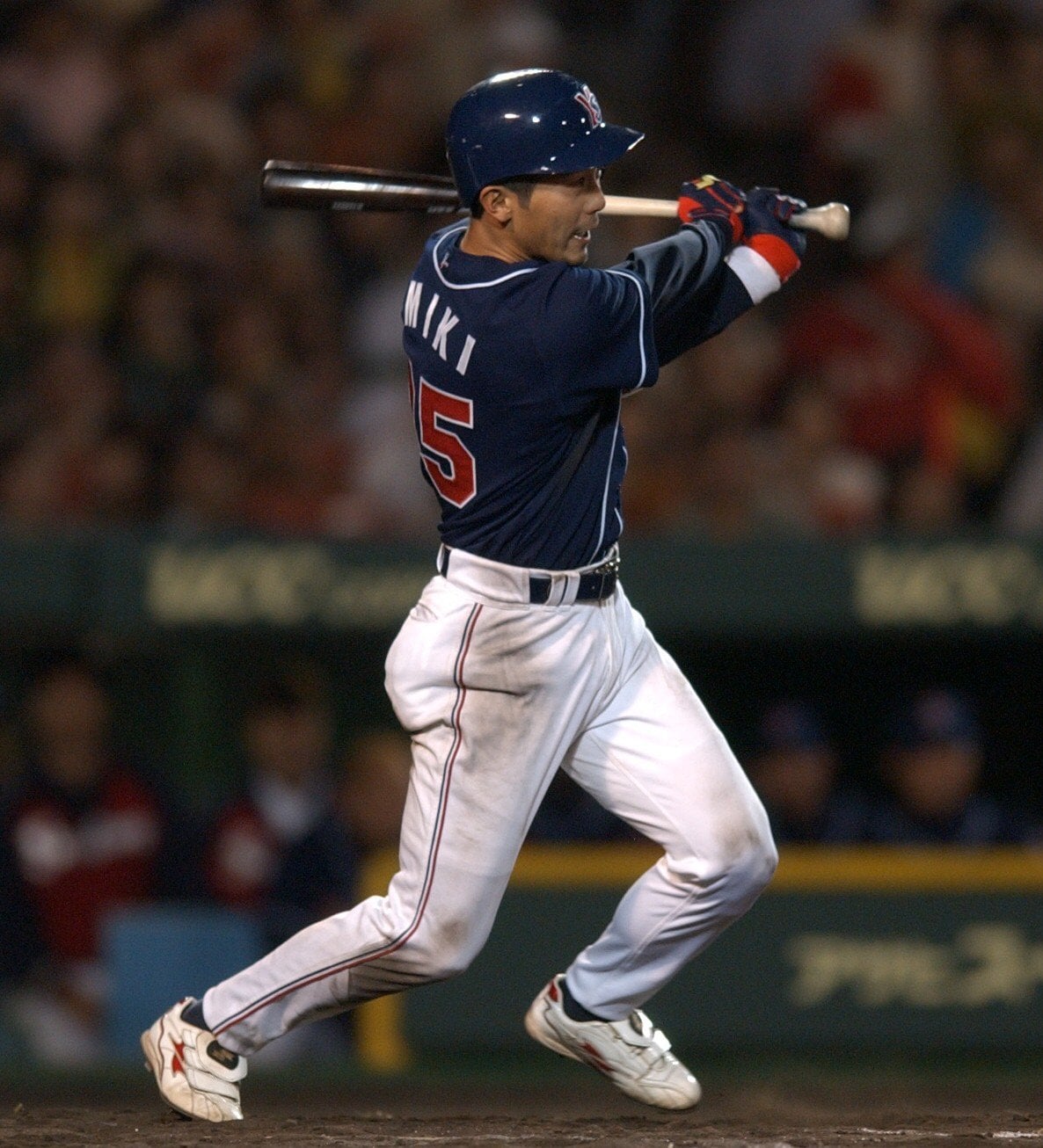 現役時代の三木　©︎JIJI PRESS