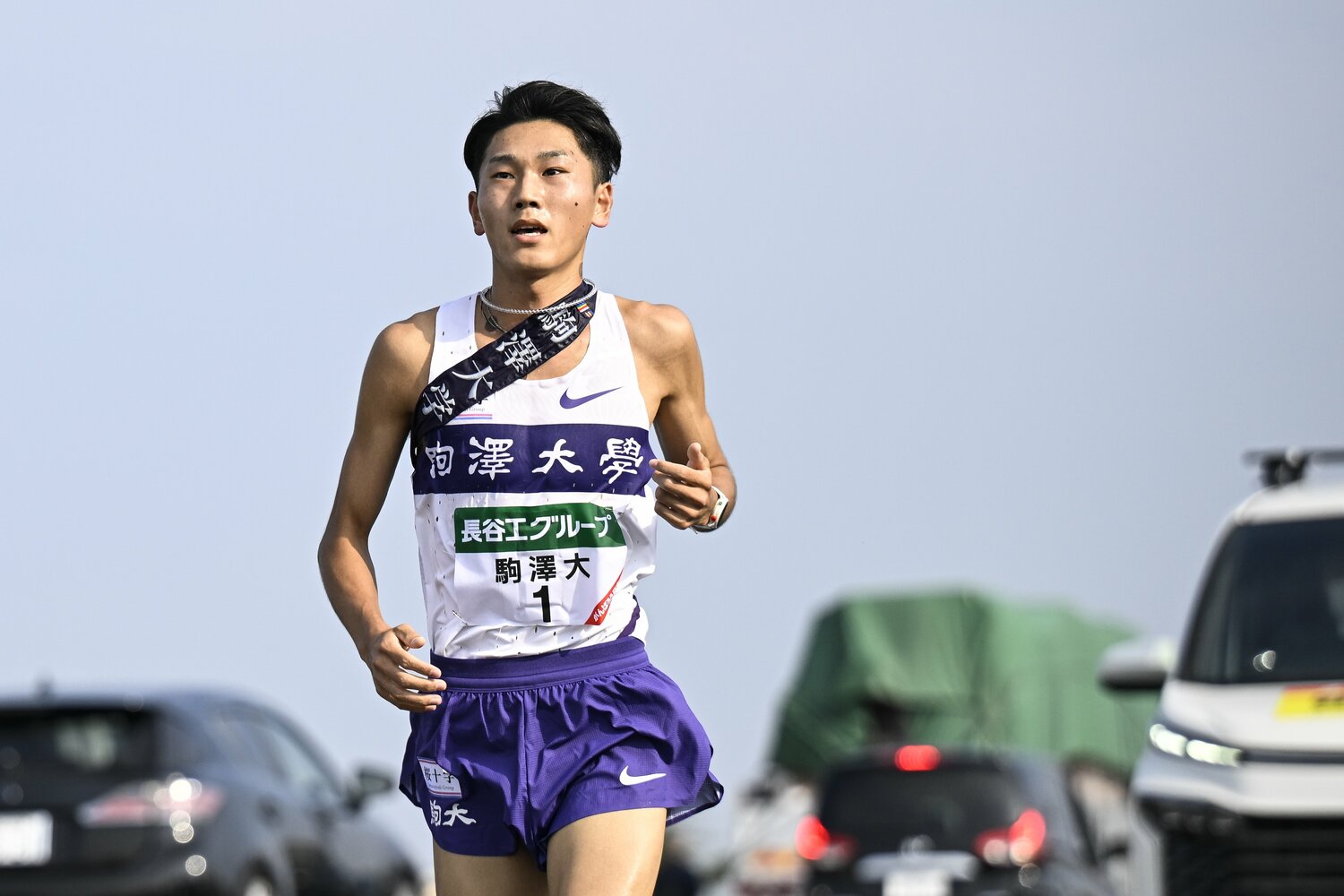 駒澤のエース3本柱の一角、篠原　©Asami Enomoto