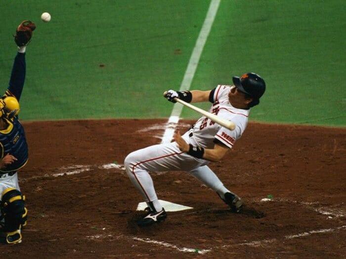 「落合さんには打たれていいけど…」若き松井秀喜の穴を攻め切った「仰木マジックと専用左腕」とは〈日本シリーズ秘話〉<Number Web> photograph by Sports Graphic Number