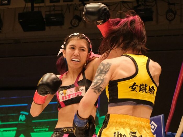 「性格悪いですかね？」ぱんちゃん璃奈が“美女アスリート”からトップファイターに変貌の11連勝！ ピンチの場面で“喜んだワケ”とは？＜Number Web＞ photograph by Norihiro Hashimoto