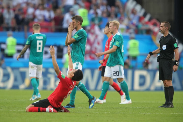 ロシアW杯でドイツは韓国に敗戦した　©Getty Images