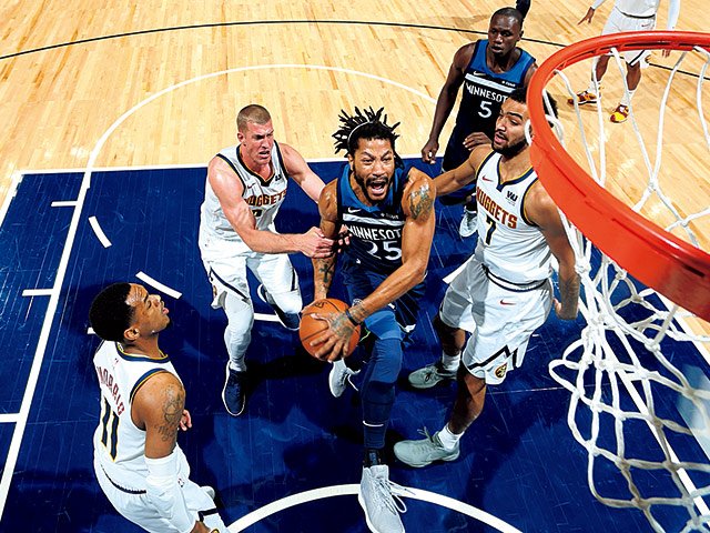 デリックローズ レプリカユニフォーム 2018 ミネソタ