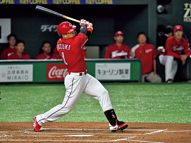 鈴木誠也 実使用バットクラック有り（広島背番号51時代） 2025年