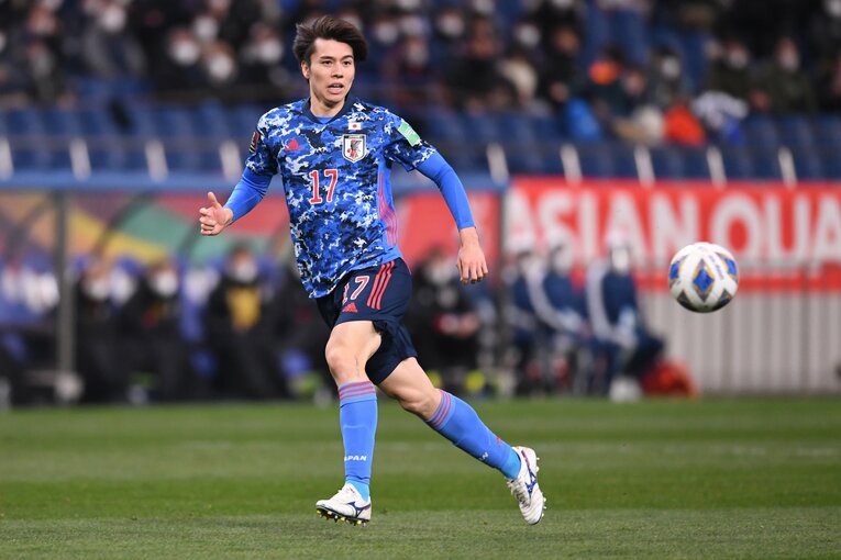 オーストラリア戦でゴールを決めるなど、Ｗ杯予選を戦う日本代表では存在感を高めている©Getty Images