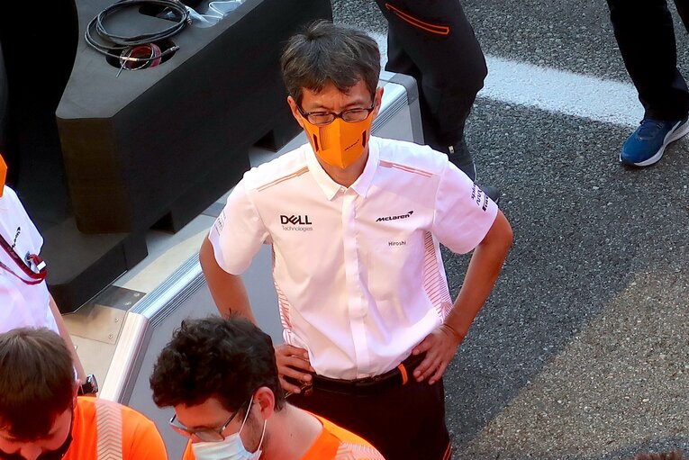 2009年からマクラーレンでエンジニアを務める今井。それ以前はブリヂストンでF1のタイヤ開発に携わっていた　©Masahiro Owari