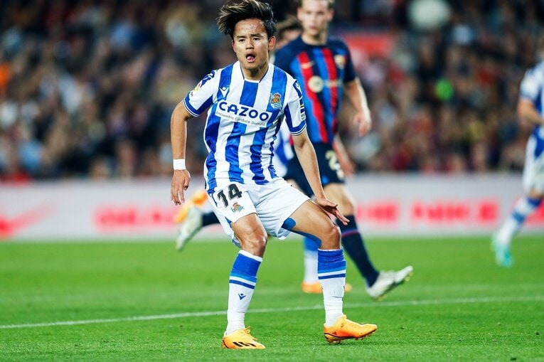 今季9点目！ 久保建英が凄まじい「バルサ撃破ドリブル、ブスケッツ退団・優勝セレモニーが同時に」カメラマンが見た“美しいカンプノウの夜”(61)