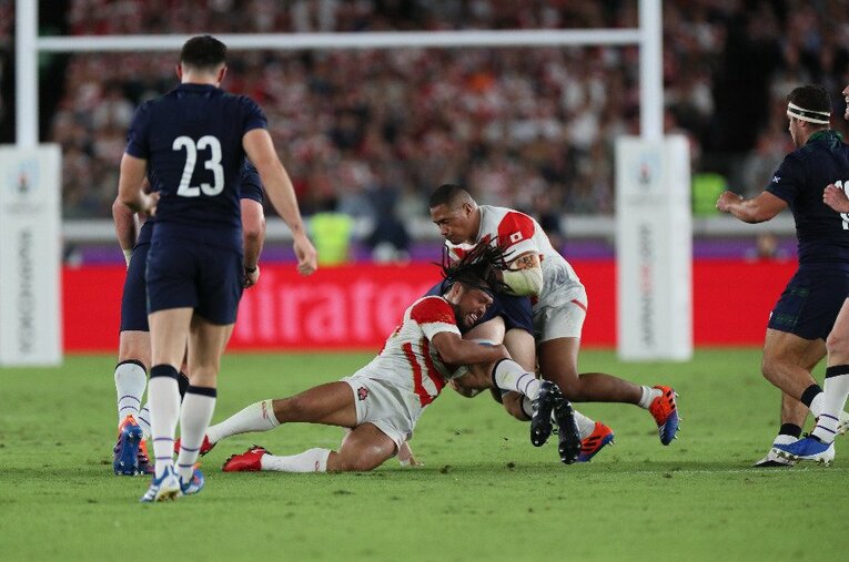 堀江翔太／スコットランド戦 ／ photograph by Naoya Sanuki