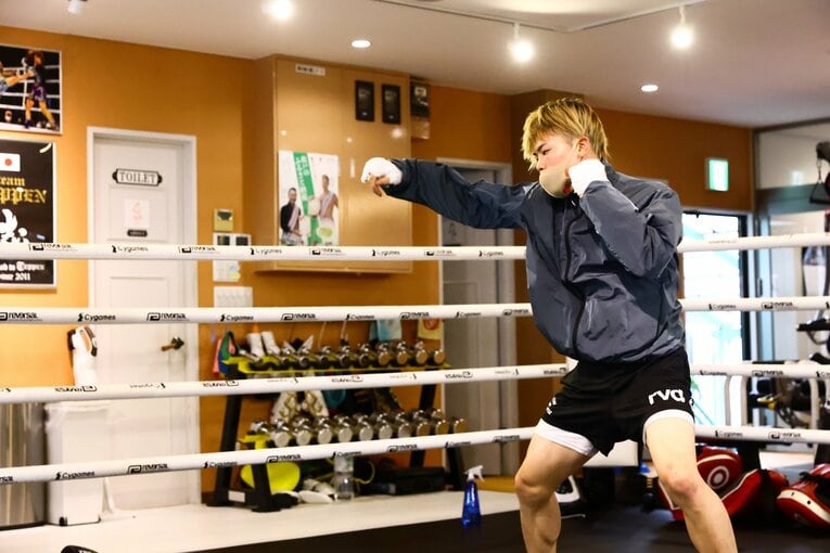 那須川天心の公開練習　©RISE