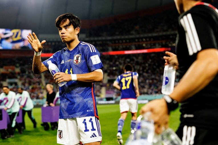 カタールW杯の久保　©Kiichi Matsumoto/JMPA