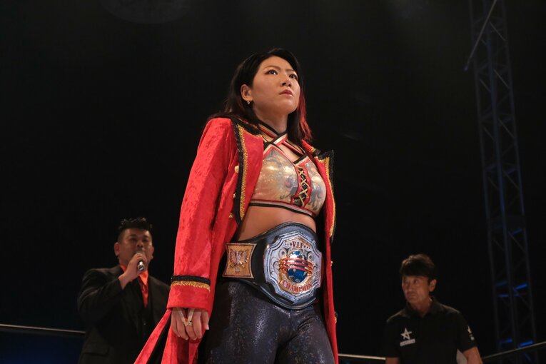 水着グラビアも披露のアイドル路線から急転換…素顔は“オラオラ”、スターダムのベルトも獲得した岩田美香の渇望「総合格闘技かキックにも」(52)