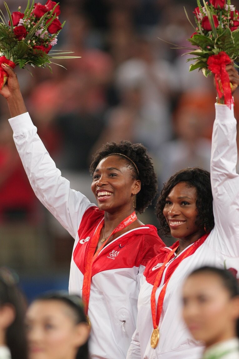 北京五輪、姉ビーナスと　©Shinji Oyama/JMPA