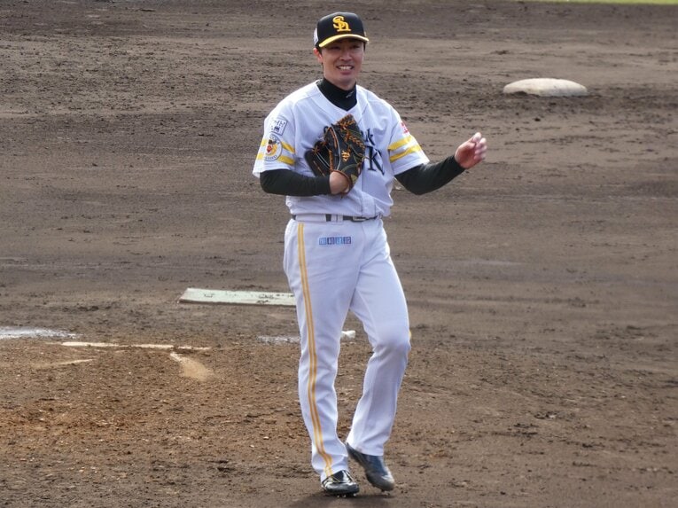 今年のキャンプ（2月20日の紅白戦）©Kotaro Tajiri