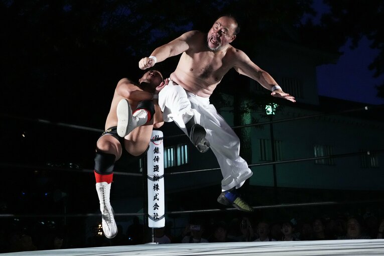 越中詩郎も参戦　©Essei Hara