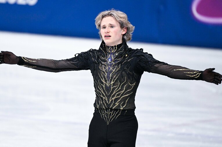 アメリカ国内でも大きな話題を呼んでいた男子フィギュアのイリア・マリニン。圧倒的な金メダル候補だったが、8位とメダルを逃す事態に ／ photograph by Asami Enomoto / JMPA