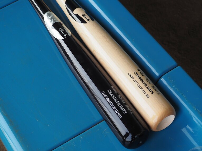 Cマークが特徴のチャンドラー社のバット　©Number Web