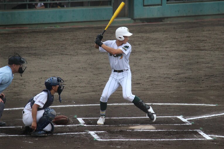 まだ線が細いが、沖原スカウトは「伸びしろ」に期待する（21年夏の吉野創士）　©Yu Takagi