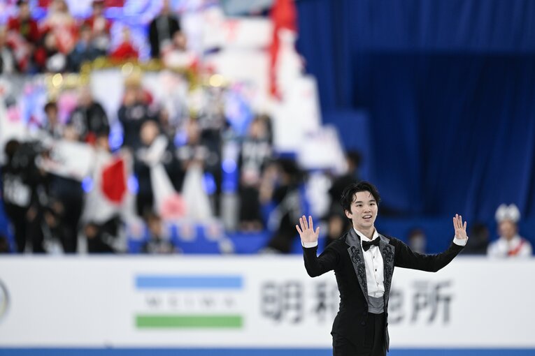 世界フィギュア国別対抗戦のフリー　©Asami Enomoto