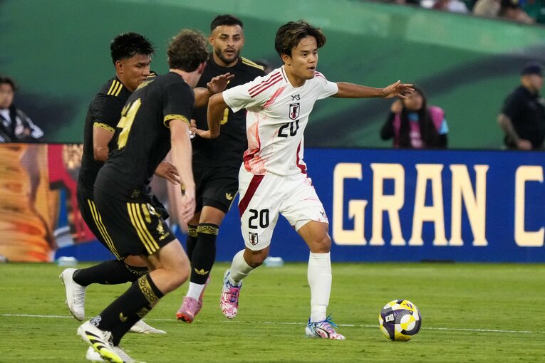 「今日は僕らのほうが上だった」と手応えを口にした久保建英　©Getty Images