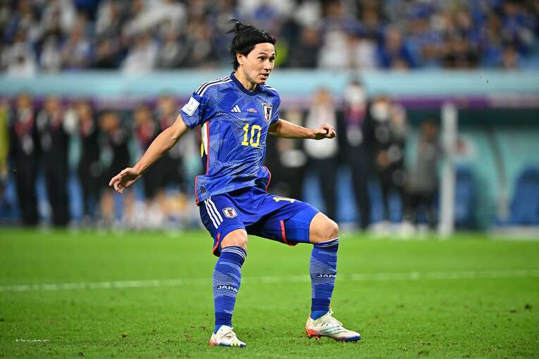 南野拓実のPK（4枚目／全10枚）©Takuya Kaneko/JMPA