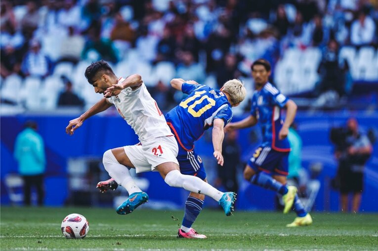 日本vsイラン「相手の目論み通りだった瞬間」を写真で振り返る（14枚中の8枚目）　©Kiichi Matsumoto