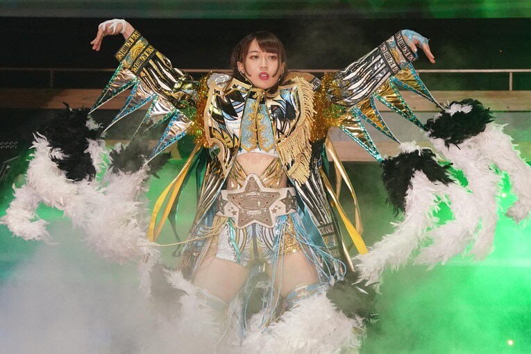 「白いベルト」ことワンダー・オブ・スターダム王座を保持する上谷沙弥
