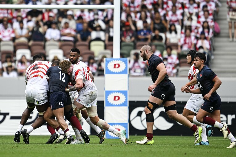 第二次エディー・ジョーンズHC体制の初陣となったイングランド戦　©Asami Enomoto