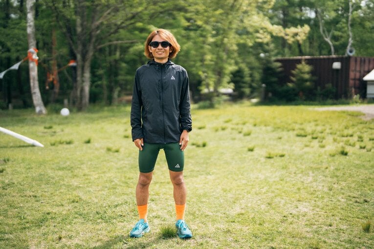 「Gorge Waterfalls」では100kmに出場したクレイジーカロ　©️NIKE