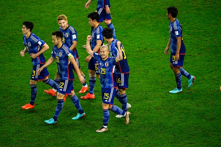 クロアチア戦の先制ゴール　©︎Takuya Sugiyama/JMPA