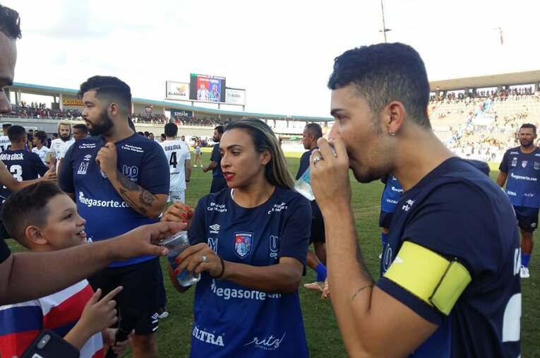 女子サッカー界のレジェンド、マルタ（2019年撮影）　©Hiroaki Sawada