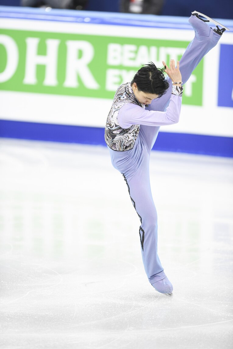 2017年2月、四大陸選手権のショートプログラム　©Asami Enomoto