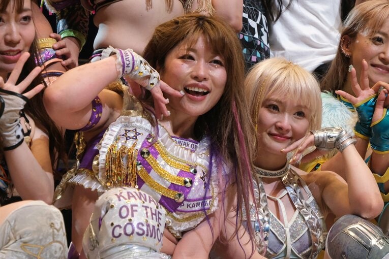 なつぽいがDDMを脱退し、コズエンへの加入を宣言した7月の立川大会　©Norihiro Hashimoto