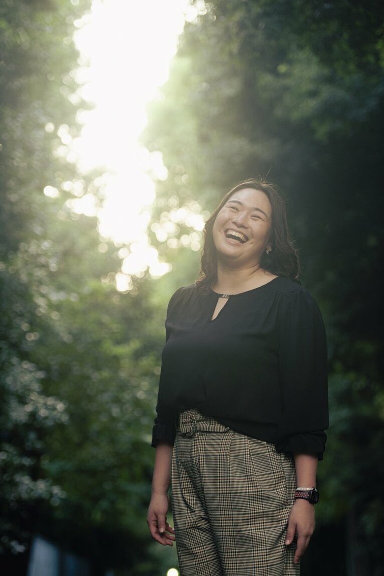 北口榛花／1998年3月16日、北海道生まれ。旭川東高、日大を経て'20年にJALに入社。'21年東京五輪出場。'22年世界選手権の女子やり投げで銅メダル、今夏のブダペスト大会では日本陸上の女子選手としてフィールド種目で史上初の金メダルを獲得。9月に日本記録を更新。179cm  ©︎Wataru Sato