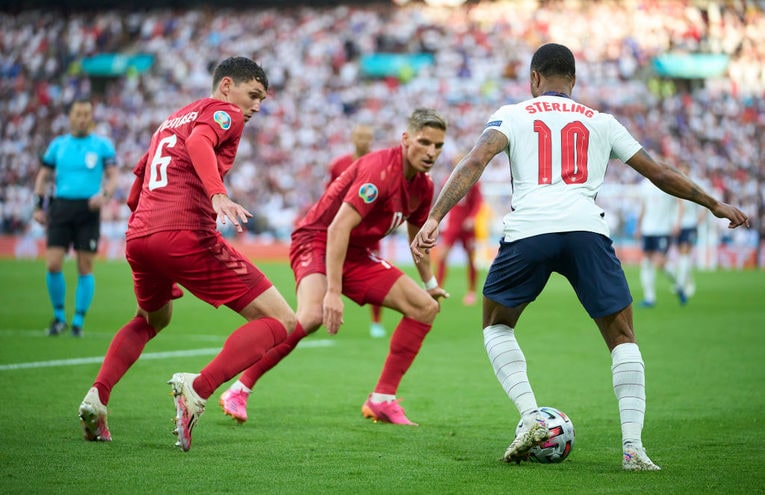 イングランドとの延長戦では1人少ない状況になりながらも最後まで足を止めずに走り続けた©Getty Images