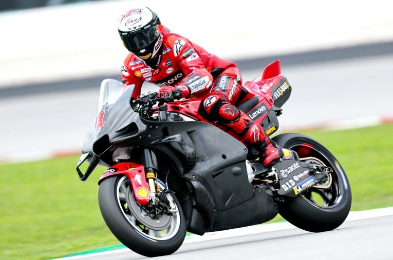 今シーズンを占うテストで好調なドカティ勢において、昨年の王者バニャイアも順調にメニューをこなしていた ／ photograph by Satoshi Endo