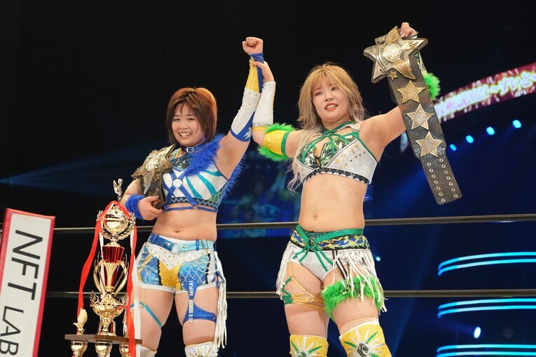 ゴッデス王座を防衛したMIRAIと壮麗亜美