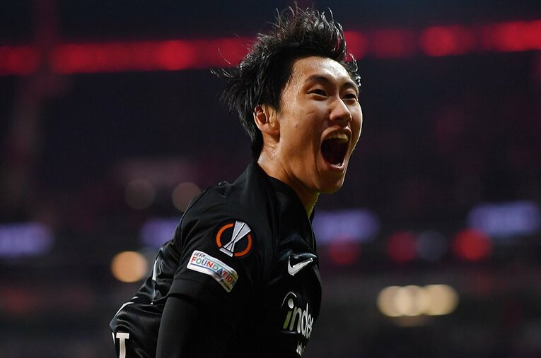 日本代表3月シリーズこそ未招集だったものの、鎌田大地は屈指の日本人アタッカーとして目が離せない ／ photograph by Getty Images